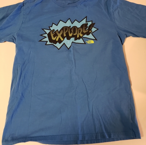 the-north-face-shirts-tops-the-northface-boys-youth-xl-blue